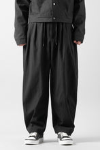 画像をギャラリービューアに読み込む, CAPERTICA BALLOON PANTS / BARATHEA CLOTH (BLACK)