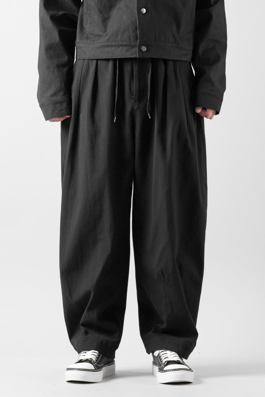 CAPERTICA BALLOON PANTS / BARATHEA CLOTH (BLACK)