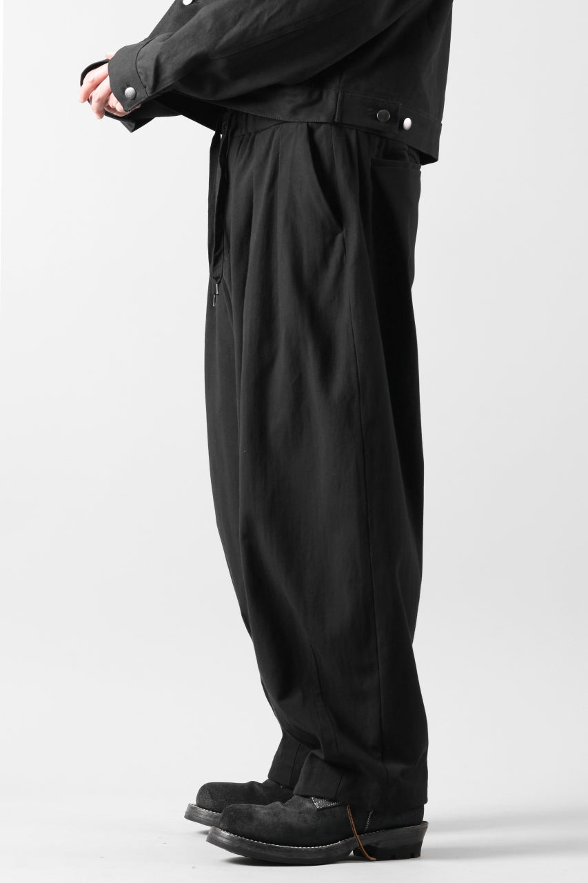 CAPERTICA BALLOON PANTS / BARATHEA CLOTH (BLACK)