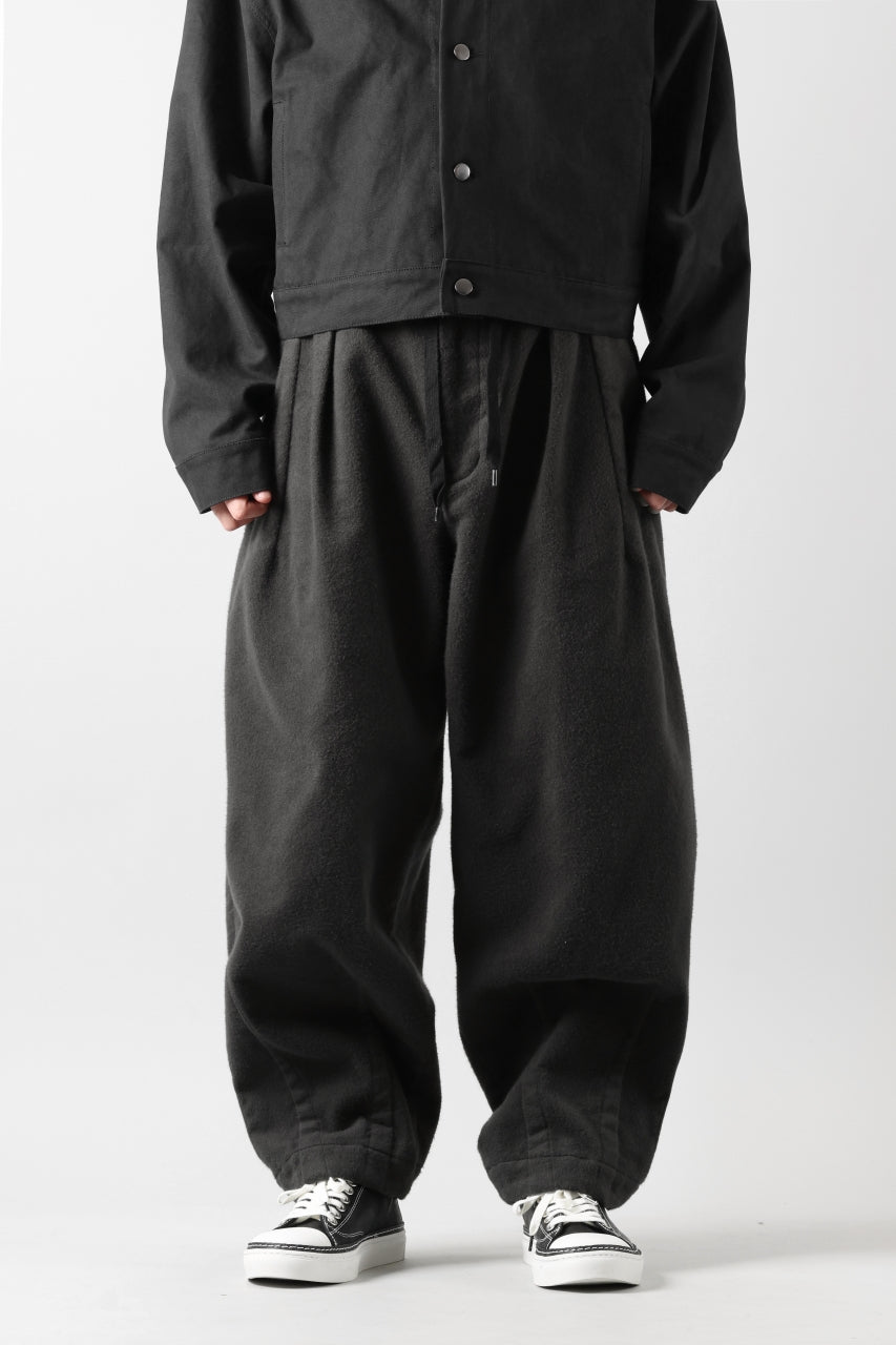 CAPERTICA BALLOON PANTS / NAPPING MOLESKIN (CHARCOAL)