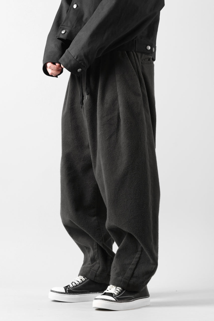 CAPERTICA BALLOON PANTS / NAPPING MOLESKIN (CHARCOAL)