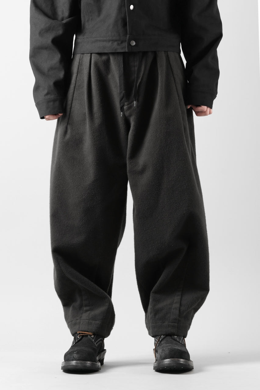 CAPERTICA BALLOON PANTS / NAPPING MOLESKIN (CHARCOAL)