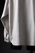 画像をギャラリービューアに読み込む, CAPERTICA OVER SIZED CPO SHIRT / YAK &amp; COTTON SOFT FLANNEL (NATURAL)