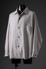 画像をギャラリービューアに読み込む, CAPERTICA OVER SIZED CPO SHIRT / YAK &amp; COTTON SOFT FLANNEL (NATURAL)