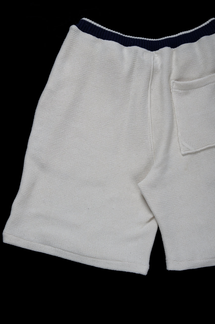 画像をギャラリービューアに読み込む, CHANGES x LOOM exclusive REMAKE SHORTS / VINTAGE COTTON KNIT (WHITE)