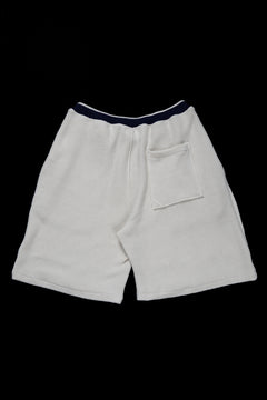 画像をギャラリービューアに読み込む, CHANGES x LOOM exclusive REMAKE SHORTS / VINTAGE COTTON KNIT (WHITE)