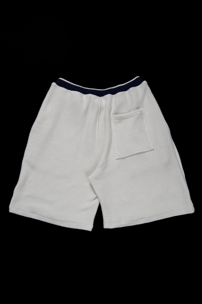 画像をギャラリービューアに読み込む, CHANGES x LOOM exclusive REMAKE SHORTS / VINTAGE COTTON KNIT (WHITE)