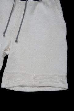 画像をギャラリービューアに読み込む, CHANGES x LOOM exclusive REMAKE SHORTS / VINTAGE COTTON KNIT (WHITE)