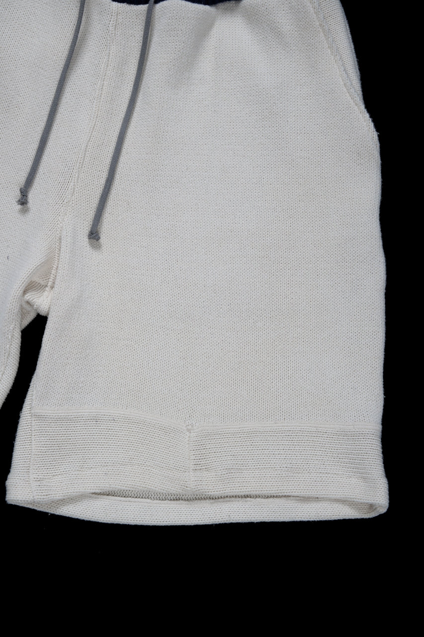 画像をギャラリービューアに読み込む, CHANGES x LOOM exclusive REMAKE SHORTS / VINTAGE COTTON KNIT (WHITE)
