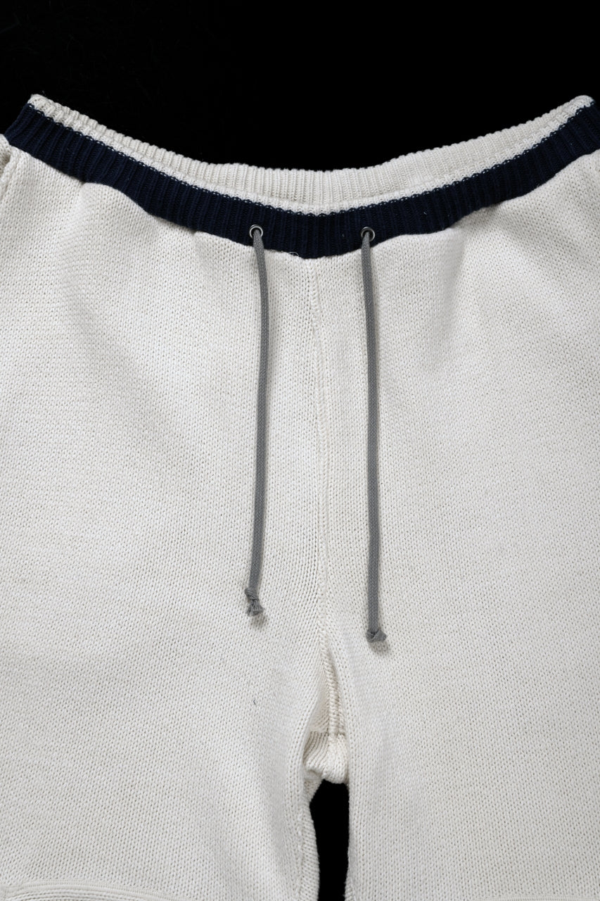 画像をギャラリービューアに読み込む, CHANGES x LOOM exclusive REMAKE SHORTS / VINTAGE COTTON KNIT (WHITE)