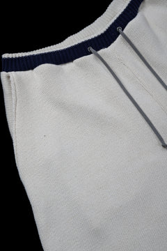 画像をギャラリービューアに読み込む, CHANGES x LOOM exclusive REMAKE SHORTS / VINTAGE COTTON KNIT (WHITE)