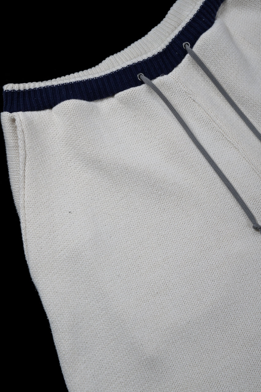 画像をギャラリービューアに読み込む, CHANGES x LOOM exclusive REMAKE SHORTS / VINTAGE COTTON KNIT (WHITE)