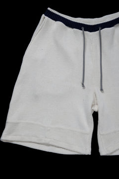 画像をギャラリービューアに読み込む, CHANGES x LOOM exclusive REMAKE SHORTS / VINTAGE COTTON KNIT (WHITE)