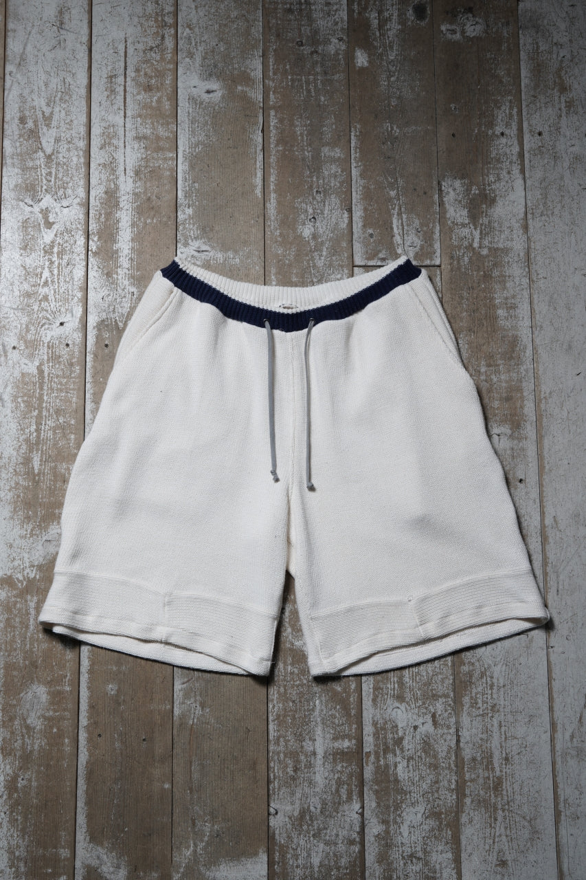 画像をギャラリービューアに読み込む, CHANGES x LOOM exclusive REMAKE SHORTS / VINTAGE COTTON KNIT (WHITE)