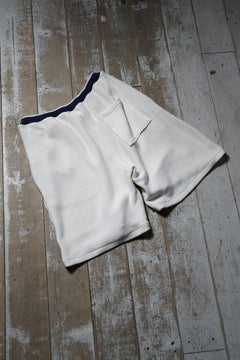 画像をギャラリービューアに読み込む, CHANGES x LOOM exclusive REMAKE SHORTS / VINTAGE COTTON KNIT (WHITE)
