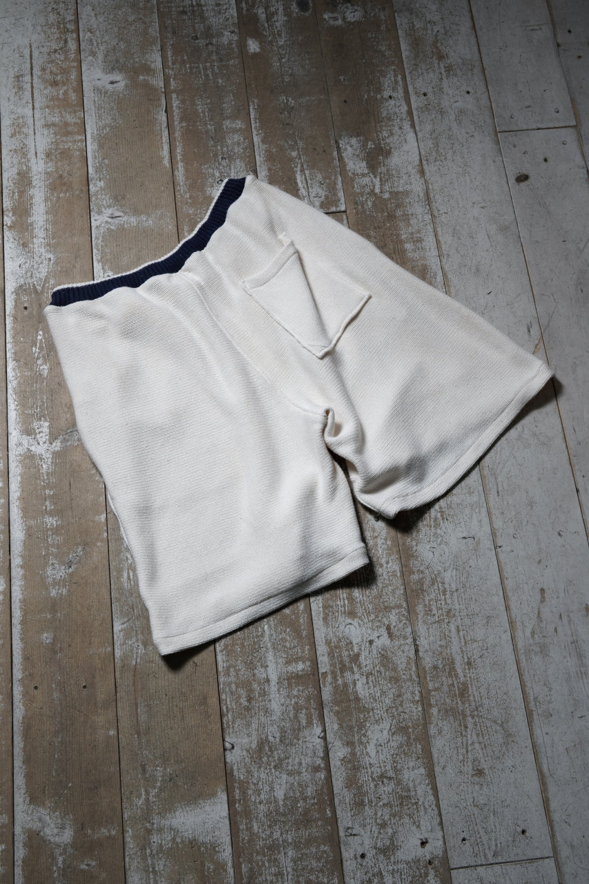 画像をギャラリービューアに読み込む, CHANGES x LOOM exclusive REMAKE SHORTS / VINTAGE COTTON KNIT (WHITE)