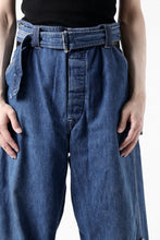 画像をギャラリービューアに読み込む, CHANGES REMAKE PAINTER DENIM PANTS with APRON PARTS (INDIGO #B)