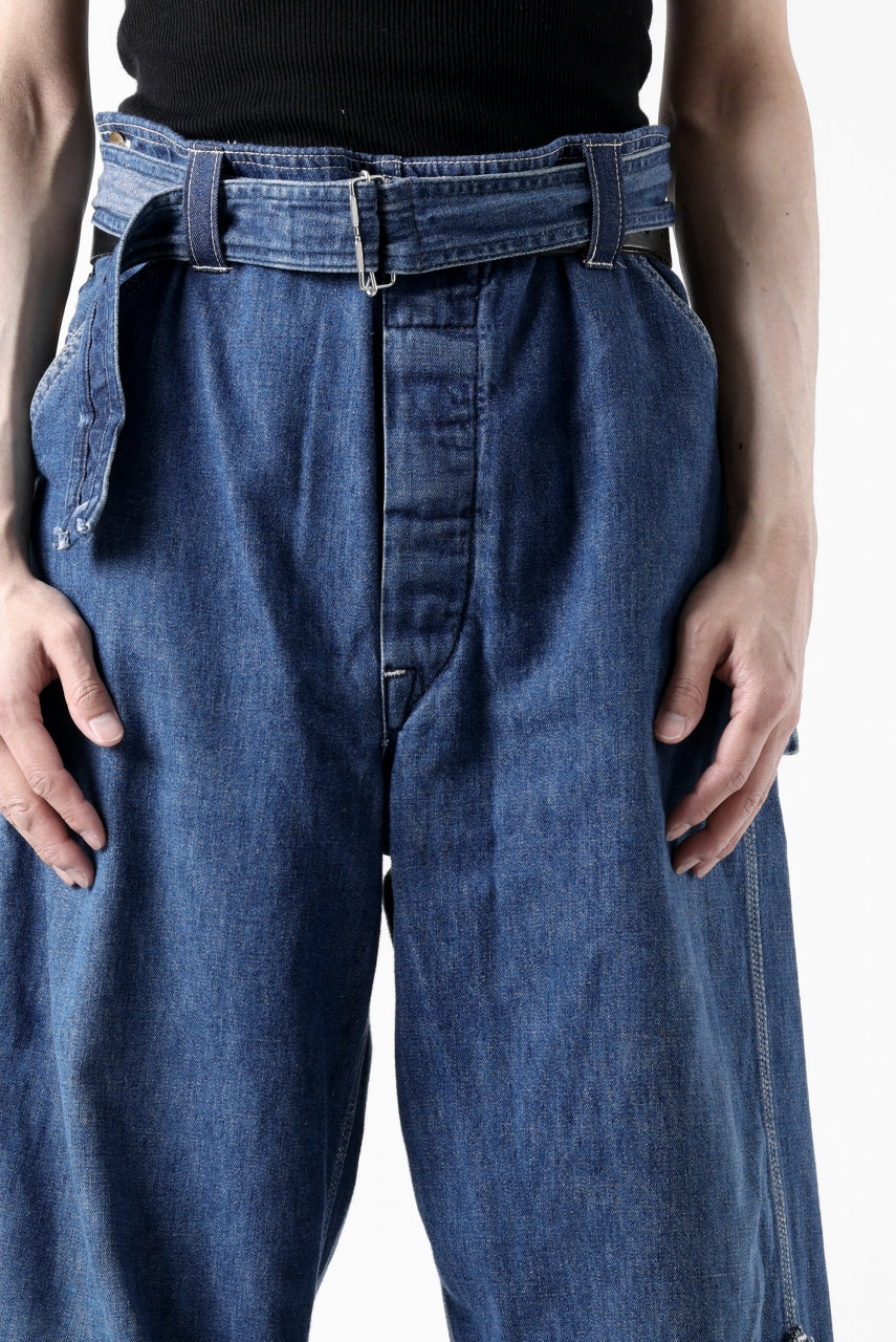 CHANGES REMAKE PAINTER DENIM PANTS with APRON PARTS (INDIGO #B)