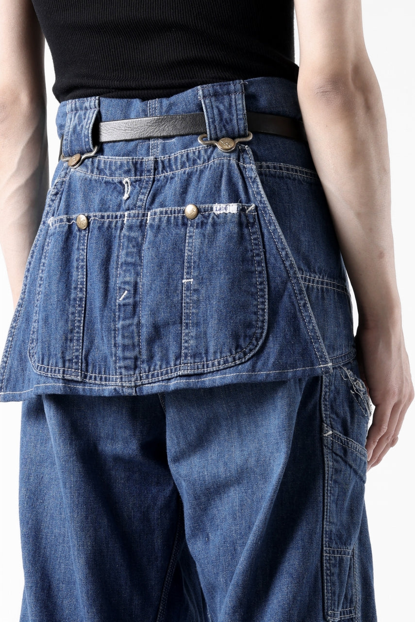 画像をギャラリービューアに読み込む, CHANGES REMAKE PAINTER DENIM PANTS with APRON PARTS (INDIGO #B)