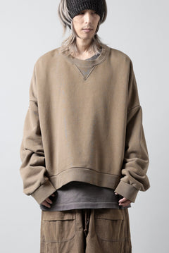 画像をギャラリービューアに読み込む, entire studios BOX CREW SWEAT PULLOVER (CORK)