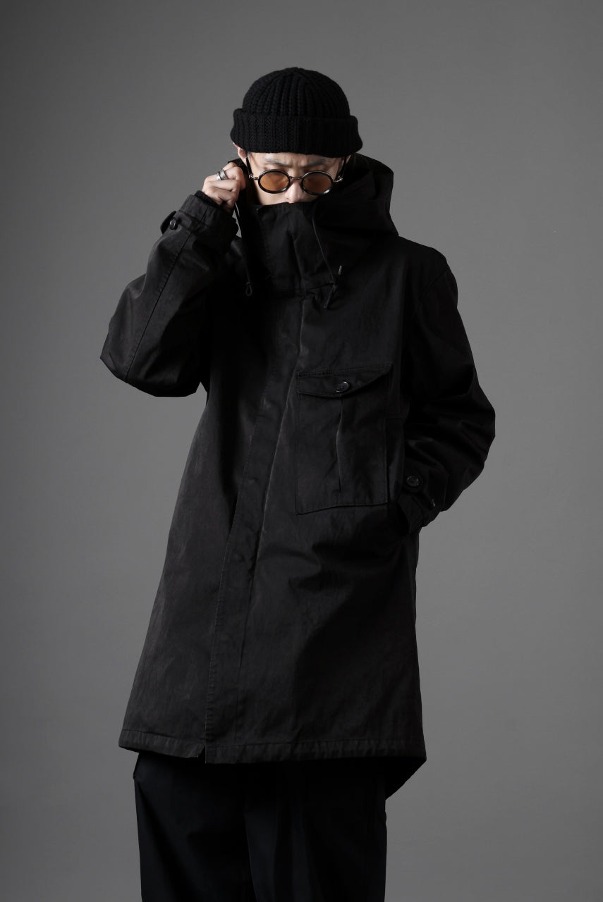 画像をギャラリービューアに読み込む, Ten c CYCLONE PARKA / GARMENT DYED OJJ (BLACK)