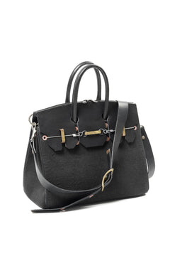 画像をギャラリービューアに読み込む, ierib exclusive 2Way Bark Bag 30 / Heavy Linen Canvas + Saddle Leather (BLACK #C)