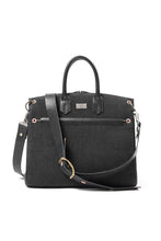 画像をギャラリービューアに読み込む, ierib exclusive 2Way Bark Bag 30 / Heavy Linen Canvas + Saddle Leather (BLACK #C)