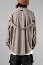 Load image into Gallery viewer, A.F ARTEFACT STAND COLLAR SHIRT / SOFT POPLIN (SOIL)