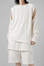 画像をギャラリービューアに読み込む, A.F ARTEFACT GRADIENT PLAID PATTERN SHIVA LONG SLEEVE TOPS (CREAM)