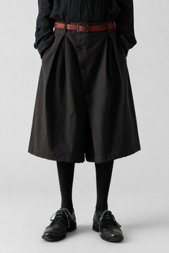 画像をギャラリービューアに読み込む, Professor.E BUTTON DRAFT SHORTS (BLACK)