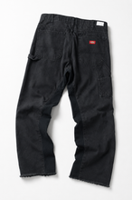 画像をギャラリービューアに読み込む, CHANGES x LOOM exclusive REMAKE REGULAR FIT CARPENTER PANTS / VINTAGE DUCK FABRIC (STONE WASHED) (BLACK #E)