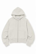 画像をギャラリービューアに読み込む, entire studios SLIM ZIP UP SWEAT PARKA (OFF WHITE)