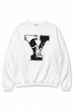 画像をギャラリービューアに読み込む, Y's for men x MASSES SWEAT SHIRT / PRINT A (WHITE)