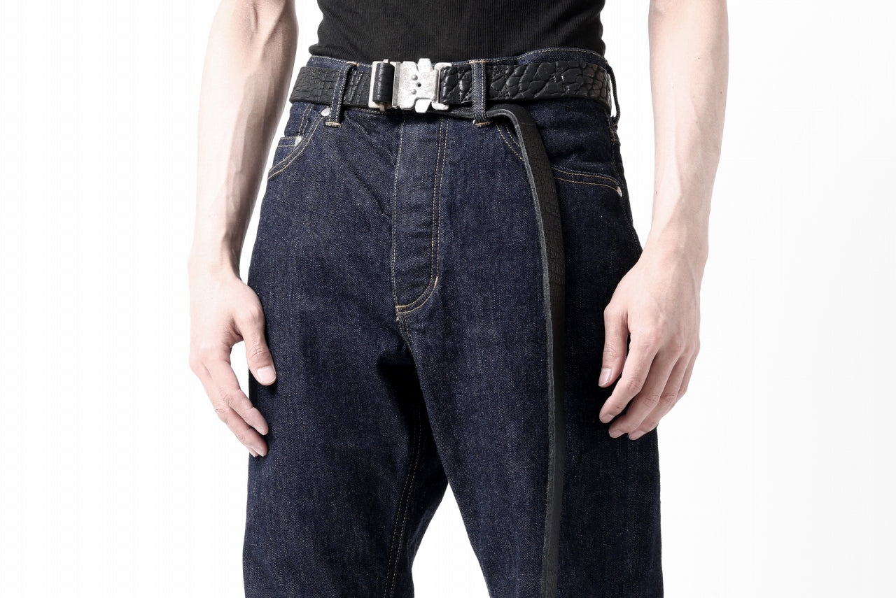 ISAMU KATAYAMA BACKLASH THE DENIM SELVEDGE DENIM STRAIGHT PANTS (INDIGO / ONE WASH)