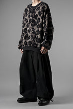 画像をギャラリービューアに読み込む, beauty : beast LARGE LEOPARD FLEECE PULLOVER (DARK LEOPARD)