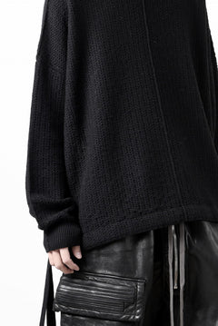 画像をギャラリービューアに読み込む, D-VEC FISHERMANS KNIT CREW (BLACK)【2024AW PRE SALE】