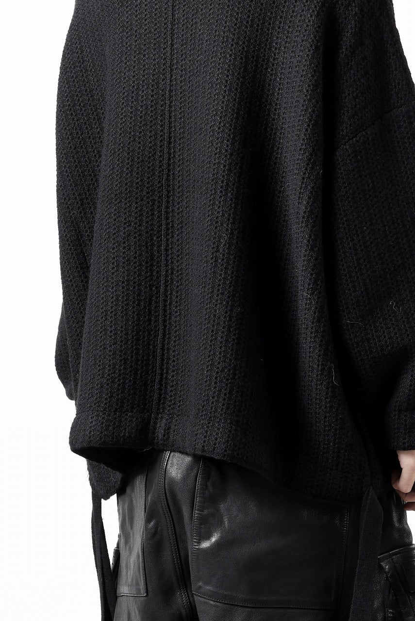 D-VEC FISHERMANS KNIT CREW (BLACK)【2024AW PRE SALE】