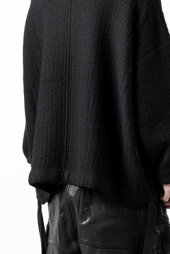 画像をギャラリービューアに読み込む, D-VEC FISHERMANS KNIT CREW (BLACK)