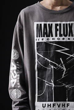Load image into Gallery viewer, DEFORMATER.® x ZIG UR IDOL FADED &amp; CRACKED LS TOPS - MAX FLUX (VINTAGE GREY)