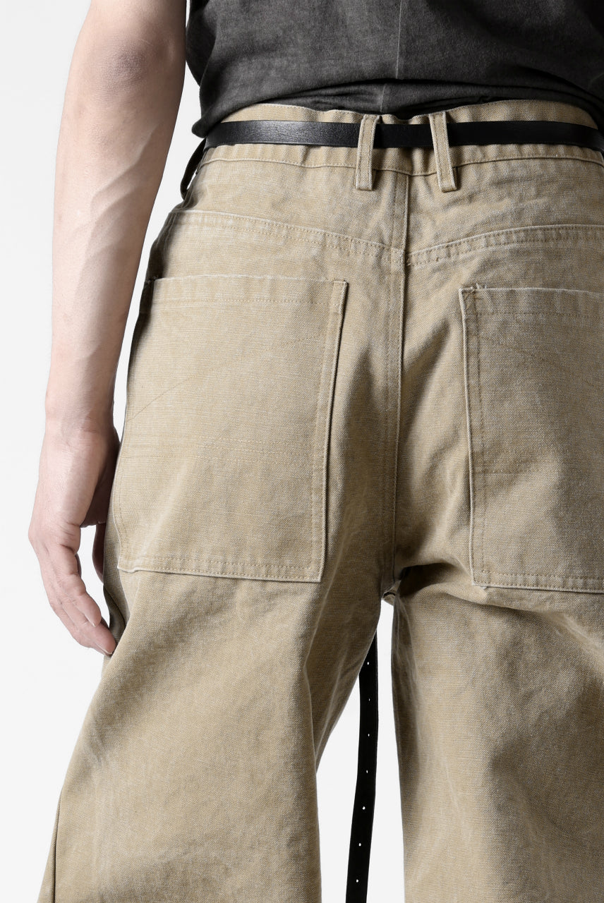 画像をギャラリービューアに読み込む, entire studios TASK TROUSERS / 16.0oz COTTON CANVAS (DUST)