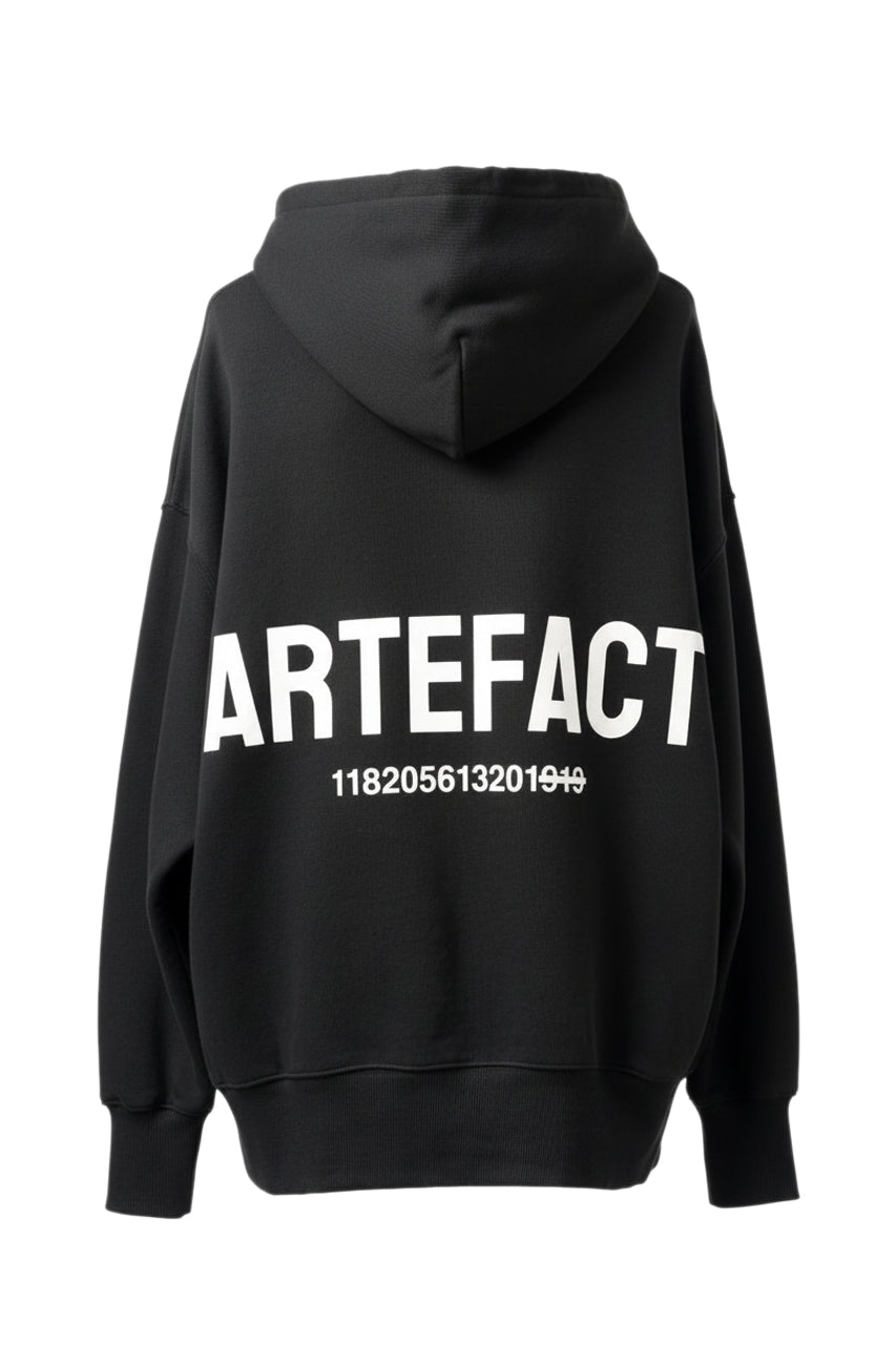 画像をギャラリービューアに読み込む, A.F ARTEFACT BACK LOGO SWEAT HOODIE (BLACK)