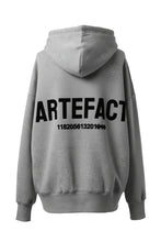 Load image into Gallery viewer, 【SAMPLE SALE】A.F ARTEFACT BOMBERHEAT® BACK LOGO HOODIE (LIGHT GREY)