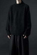 画像をギャラリービューアに読み込む, Y&#39;s for men x MASSES MOCK NECK PULL OVER / WOOL KNIT (BLACK)