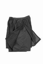 画像をギャラリービューアに読み込む, F/CE. MESH LAYERED WIDE SHORT PANTS (BLACK)