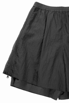 画像をギャラリービューアに読み込む, F/CE. MESH LAYERED WIDE SHORT PANTS (BLACK)