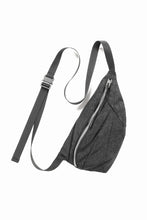 Load image into Gallery viewer, werkschwarz FANNY WAIST BAG / ROUGH WASHED NYLON (BLACK)