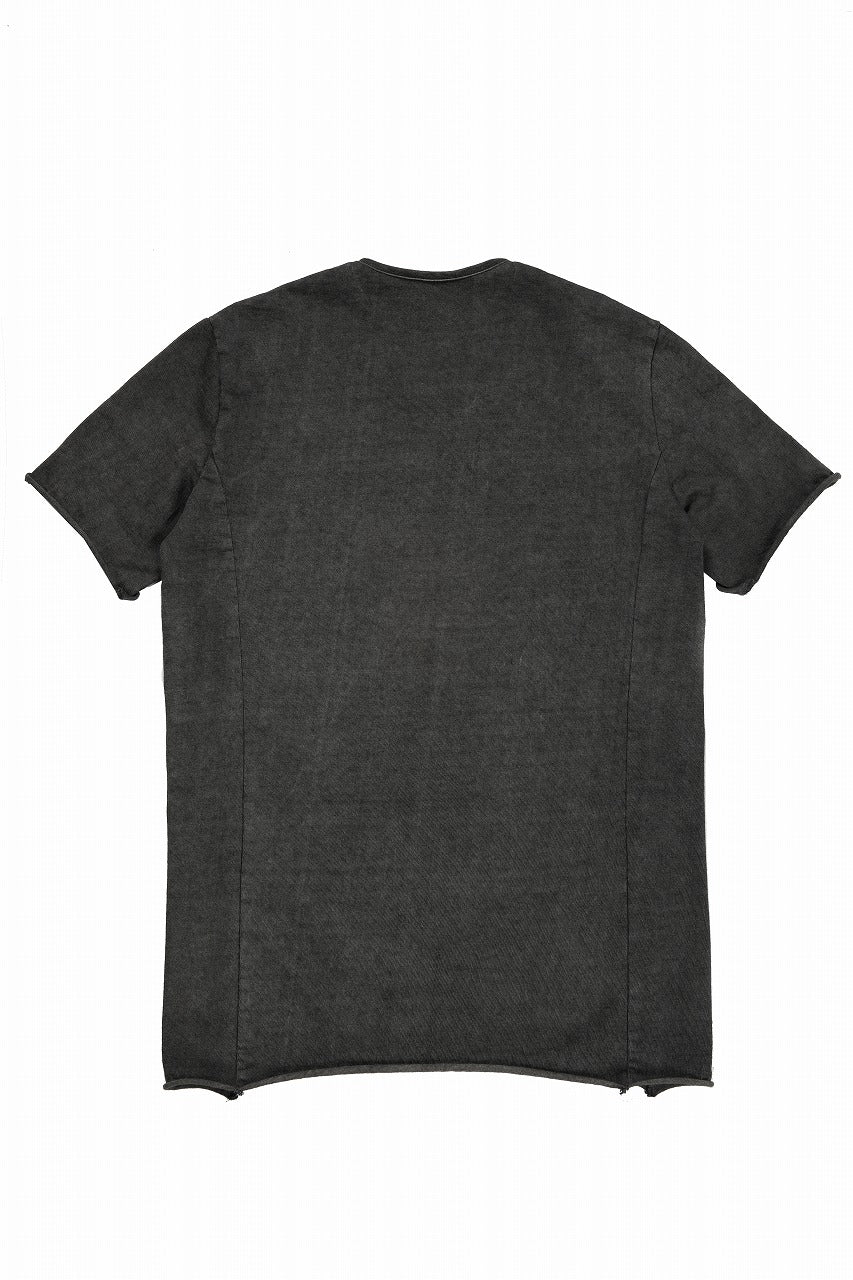 画像をギャラリービューアに読み込む, black crow x LOOM exclusive short sleeve tops / dyed medium cotton jersey (中墨)