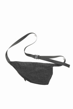 Load image into Gallery viewer, werkschwarz FANNY WAIST BAG / ROUGH WASHED NYLON (BLACK)