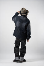 Load image into Gallery viewer, EVISU EJ, VINTAGE WASHED DAICOCK CHORE JACKET-RELAX FIT (BLACK)