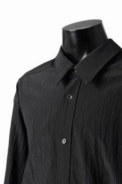 画像をギャラリービューアに読み込む, A.F ARTEFACT BACK FACE SHIRTS / WOOL NYLON (BLACK)
